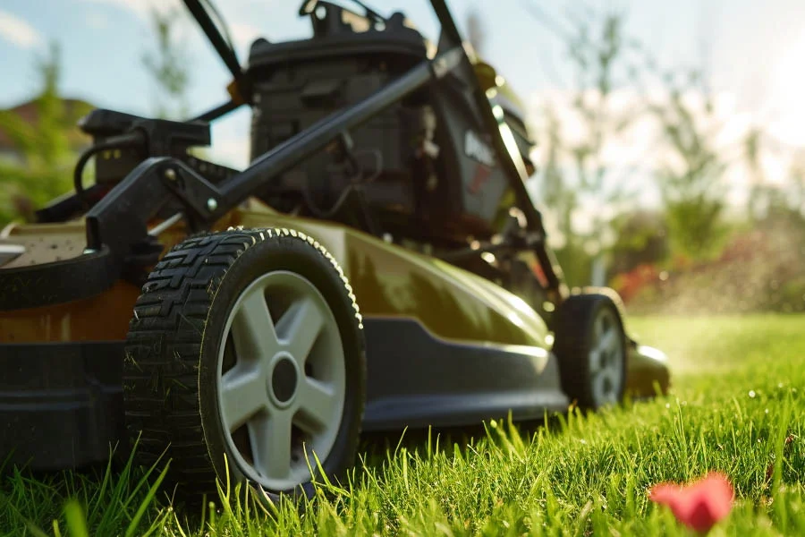 lithium battery powered lawn mowers